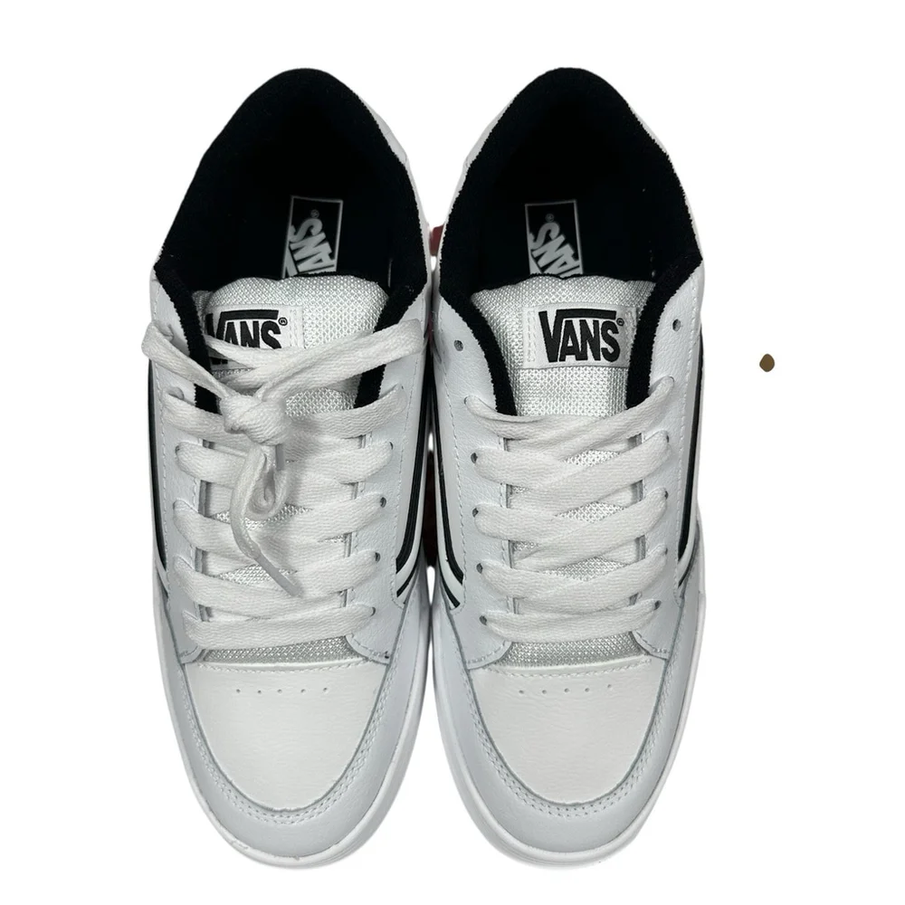 Vans Hylane Youth Skate Sneakers Size 7Y VN000D4PFCC White and Black - Picture 3 of 10